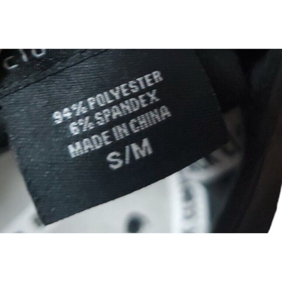 Live Lucky Black Clover Flex Fit Hat Small/Medium Black On Black Baseball Cap - Picture 9 of 10